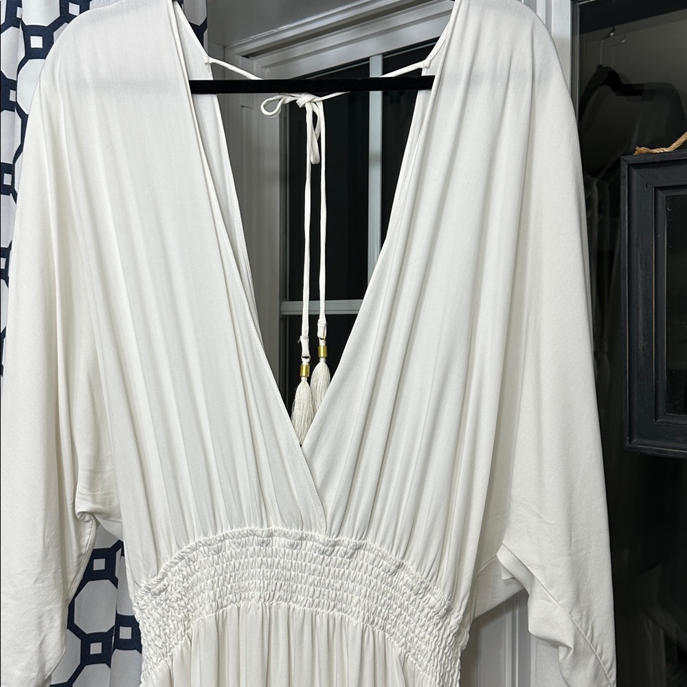 XL⭐️NWT L*Space Cream Sungazer Maxi Waist stretch 21” Comfortably - Picture 10 of 12